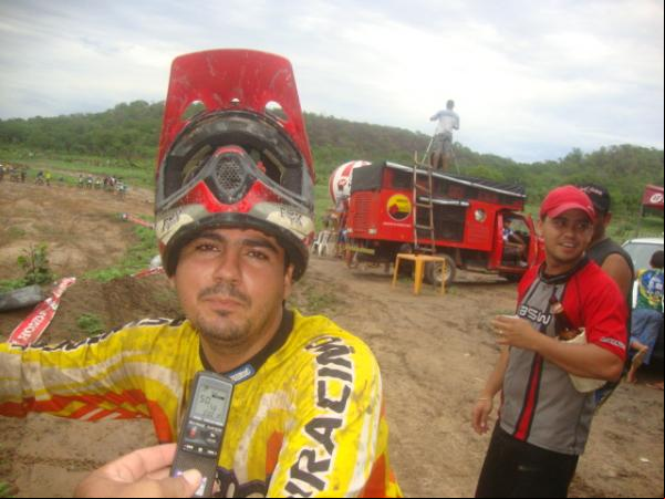 Entrevista com Piloto de Cross(Imagem:redaçao)