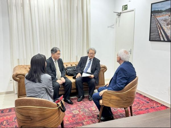 Vice-Governador Themístocles Filho e Cônsul principal do Japão em Belém discutem parcerias(Imagem:Divulgação)