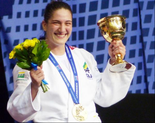 Mayra Aguiar conquista a primeira medalha de ouro do Brasil na Rússia(Imagem:Raphael Andriolo)