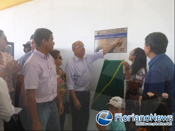 Wellington Dias inaugura quadra poliesportiva em São José do Peixe.(Imagem:FlorianoNews)