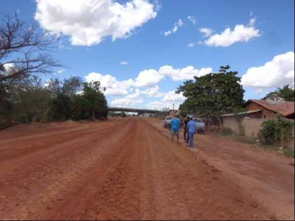 Prefeito Gilberto Júnior visitou obras de pavimentação asfáltica na Av. Beira-Rio.(Imagem:FlorianoNews)
