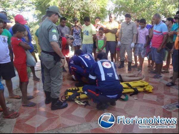 Mulher tenta suicídio atirando-se da ponte sobre o Rio Parnaíba.(Imagem:FlorianoNews)