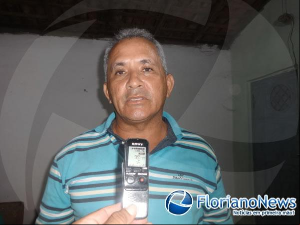 Bento Soares, presidente da Associação de Moradores do Bairro Cajueiro II.(Imagem:FlorianoNews)