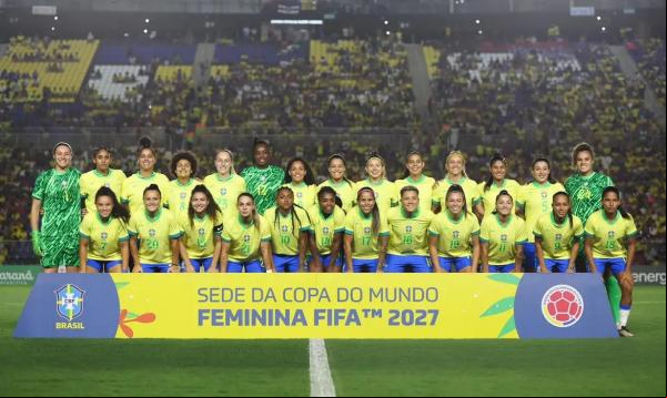 Seleção feminina volta a campo contra Colômbia em amistoso no ES.(Imagem:REPRODUÇÃO X / SELEÇÃO FEMININA DE FUTEBOL)