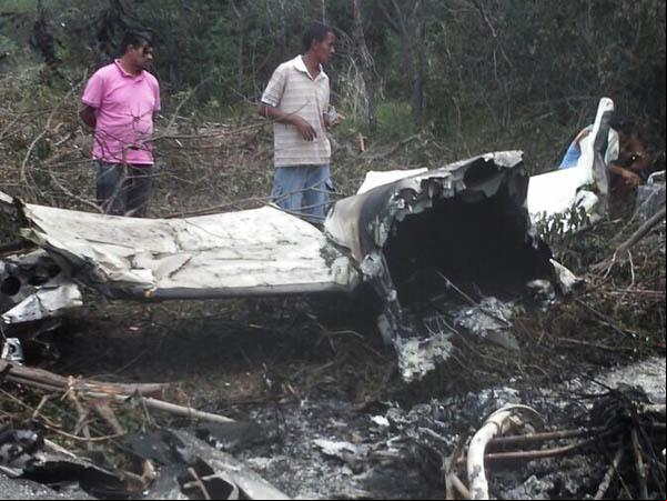 Aeronave com 30kg de cocaína cai na região norte do Piauí e mata dois.(Imagem:Caetano Silva)