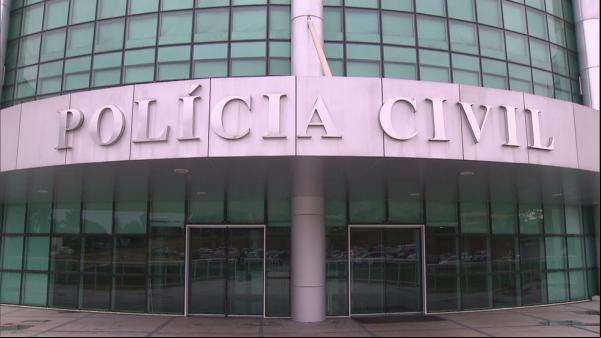 Fachada da sede da Polícia Civil do DF.(Imagem:TV Globo/Reprodução)