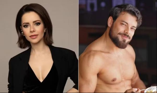 A cantora Sandy e o namorado, o médico Pedro Andrade (Imagem:Divulgação e Reprodução/Instagram)