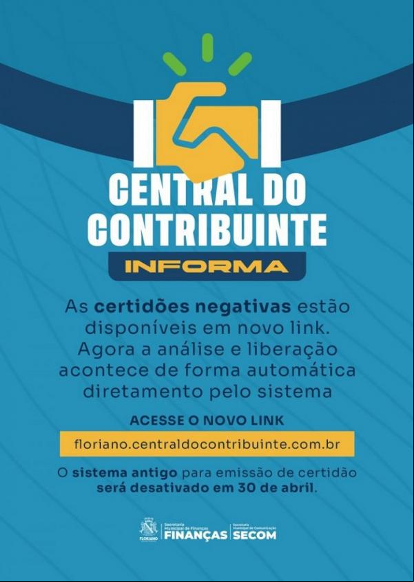 Central do Contribuinte inova na emissão de certidão negativa com novo sistema automatizado.(Imagem:Secom)
