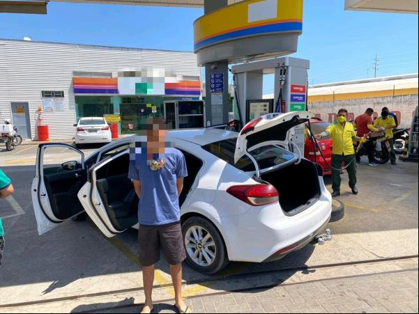 Suspeito é preso em Teresina com materiais utilizados em roubos a bancos(Imagem:Reprodução)