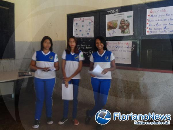 Escola Lindolfo Uchoa realiza projeto sobre uso consciente de água e energia.(Imagem:FlorianoNews)