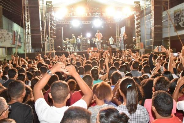 Marcha para Jesus e Show Gospel fecham sétimo dia das comemorações dos 121 anos de Floriano.(Imagem:SECOM)