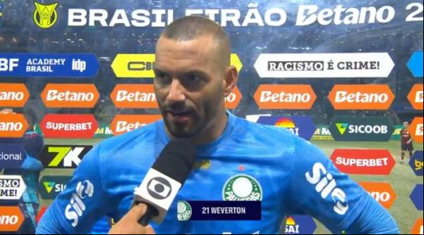 Weverton fala sobre arbitragem: 