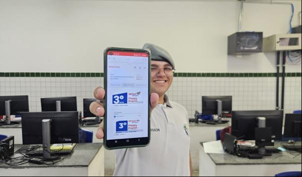 Estudantes da rede estadual do Piauí aprendem inglês com plataforma que simula conversação real por meio de IA(Imagem:Pablo Cavalcante)