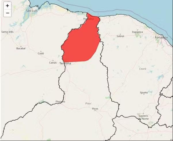 Piauí tem 50 municípios em alerta vermelho de