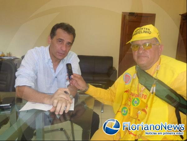 Prefeito Gilberto Júnior fala sobre obras no Cemitério São Pedro de Alcântara.(Imagem:FlorianoNews)