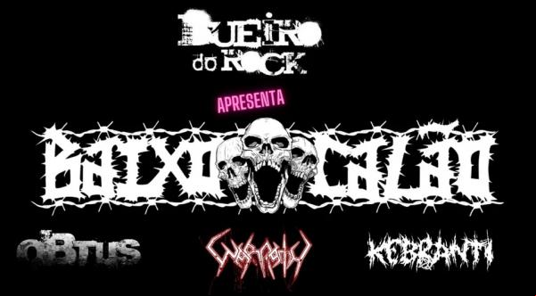 Baixo Calão no Bueiro do Rock.(Imagem:Divulgação )