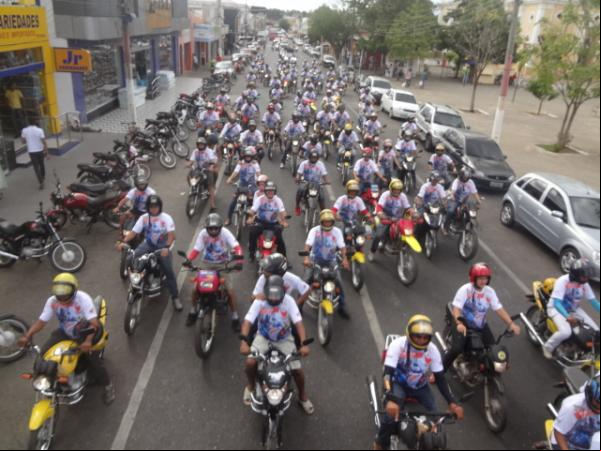 Concessionária Honda comemorou o Dia do Motociclista.(Imagem:FlorianoNews)