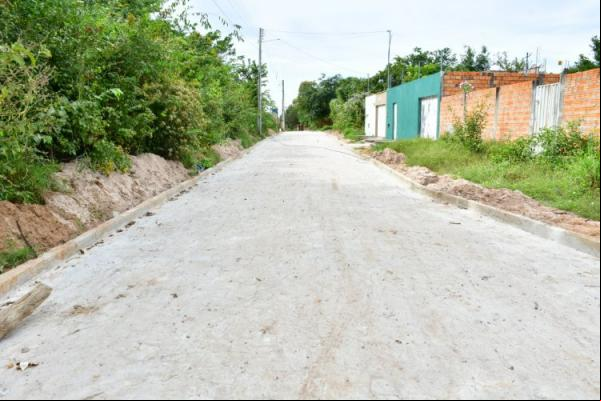 Ruas de Floriano são beneficiadas com pavimentação dos projetos