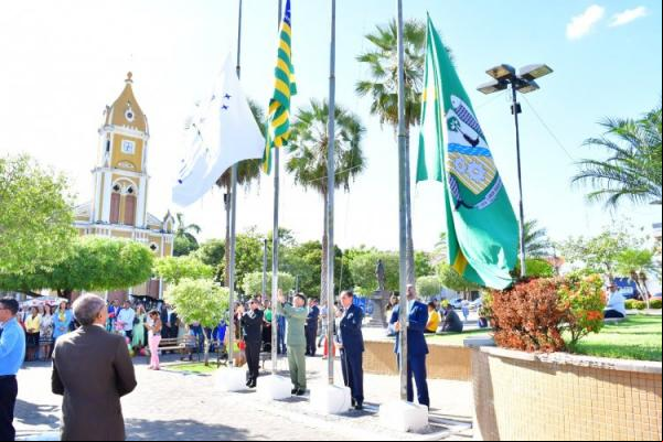 Desfile Cívico marca as comemorações pela Independência do Brasil em Floriano.(Imagem:Secom)