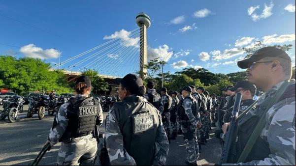 Todas as modalidades de policiamento, incluindo o aéreo e o fluvial, estarão presentes no evento. Além disso, duas bases móveis da PMPI serão montadas em pontos estratégicos do eve(Imagem:Divulgação)