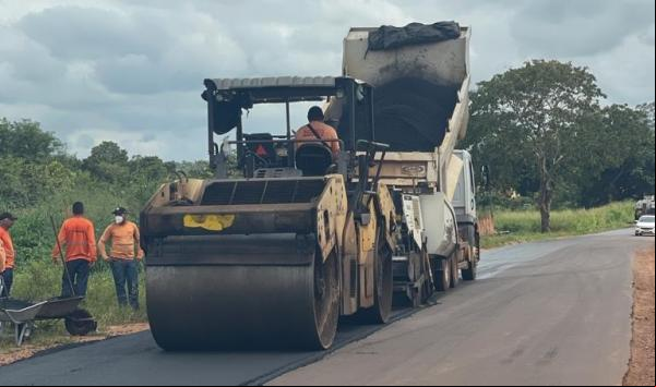 Governo do Estado recupera pavimentação de duas rodovias na região do Cerrado.(Imagem:Divulgação)