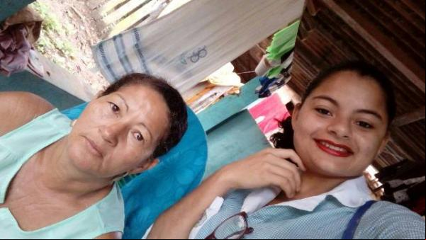 Liliany Morsil e sua mãe, Rosimar Maria Conceição Araújo Morais.(Imagem:Arquivo pessoal)