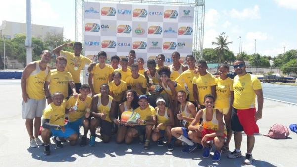 Delegação do Piauí no Norte/Nordeste sub-18 de atletismo 2016.(Imagem:Fernando Donatan)