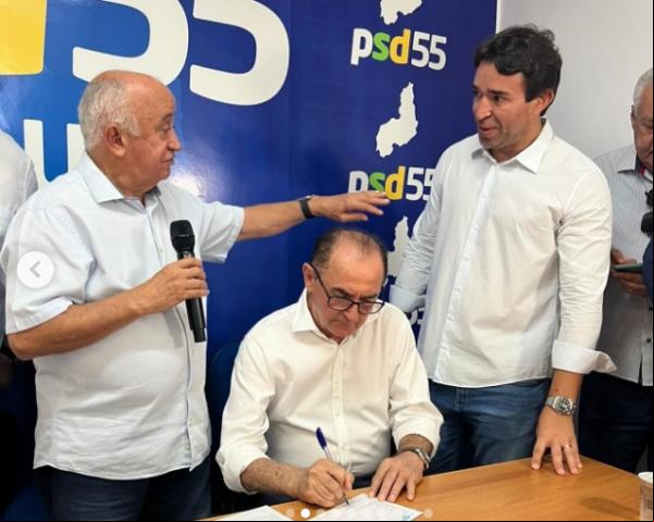Prefeito Antônio Reis firma pré-candidatura à reeleição pelo PSD em Floriano.(Imagem:Reprodução/Instagram)