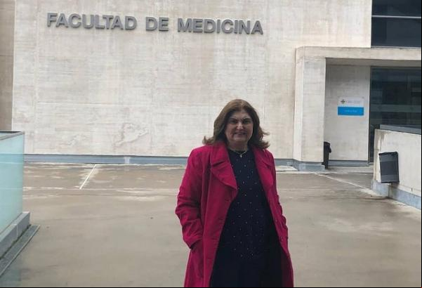 Vice diretora da FAESF realiza visita técnica à Faculdade de Medicina em Madri.(Imagem:Divulgação)