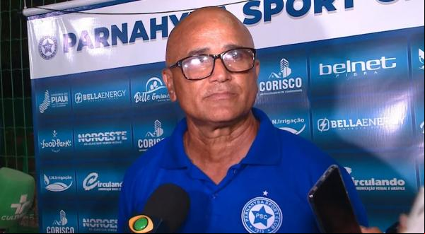  Oliveira Canindé, técnico do Parnahyba.(Imagem:Rede Clube )