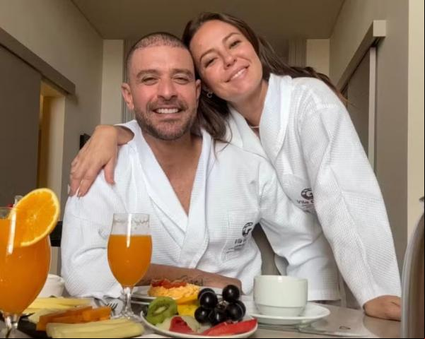 Paolla Oliveira e Diogo Nogueira curtem Dia dos Namorados em hotel de luxo.(Imagem:Reprodução/Instagram)