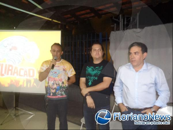 Bloco Furacão 2015 é lançado para a imprensa de Floriano.(Imagem:FlorianoNews)