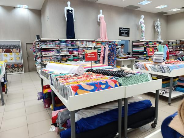 Setor de tecidos do Armazém Paraíba de Floriano recebe novidades e oferece promoções especiais.(Imagem:FlorianoNews)