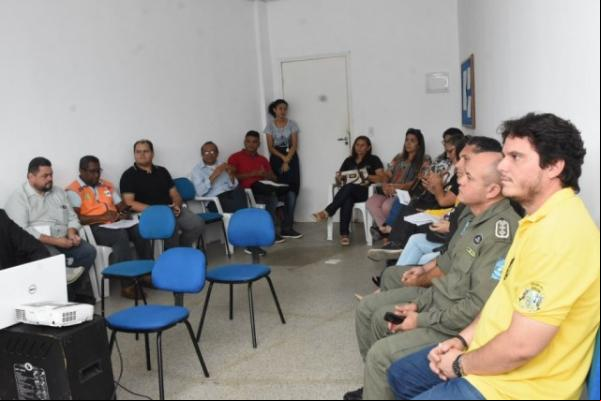 COEF, segurança e saúde se reúnem para discutir preparativos do Carnaval de Floriano.(Imagem:SECOM)