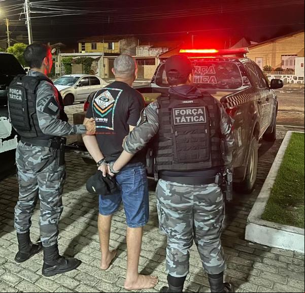 Homem é preso por furto de alimentos.(Imagem:Divulgação: Polícia Militar do Piauí)