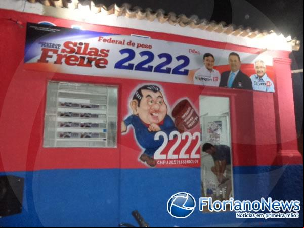 Silas Freire inaugura Comitê eleitoral em Floriano.(Imagem:FlorianoNews)
