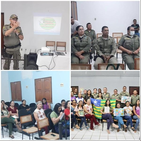 Polícia Militar do Piauí e Secretaria Municipal de Arraial firmam parceria para implementação do Proerd.(Imagem:Reprodução/Instagram)