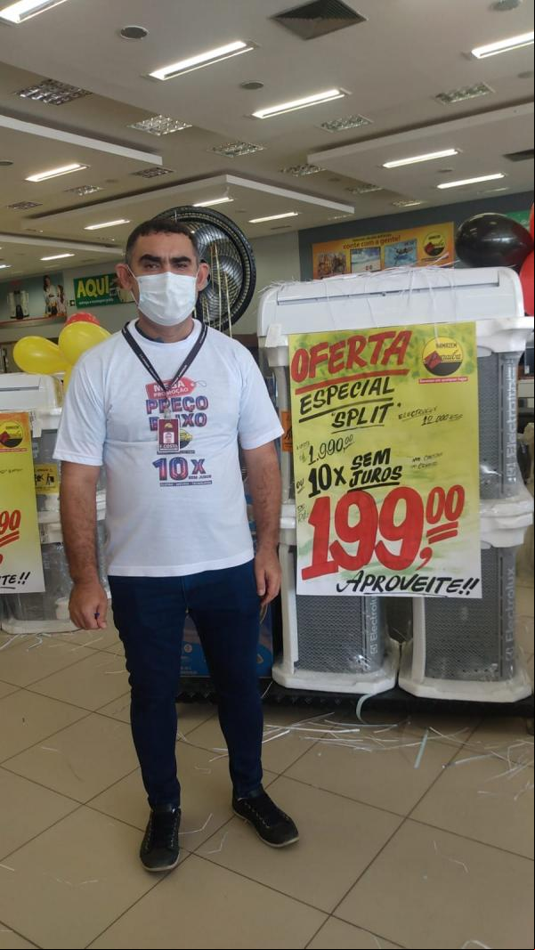 F.Costa, gerente do Armazém Paraíba Floriano(Imagem:FlorianoNews)