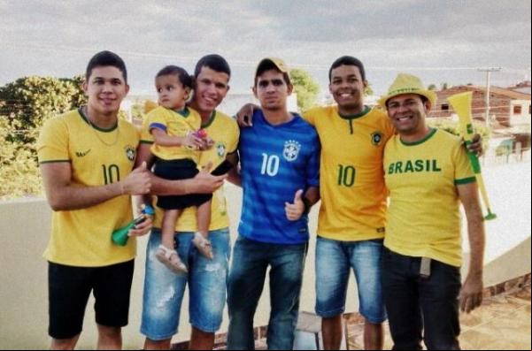 Darci Júnior, Davnny Brandão, Kiel Soares, Kalleb Soares, Bernardo Brandão e Jailton Soares.(Imagem:Arquivo Pessoal)