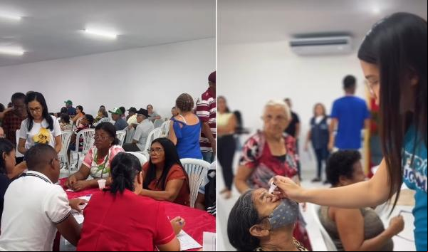 Prefeitura de Barão de Grajaú realiza mutirão de glaucoma e beneficia mais de 300 pessoas.(Imagem:Reprodução/Instagram)