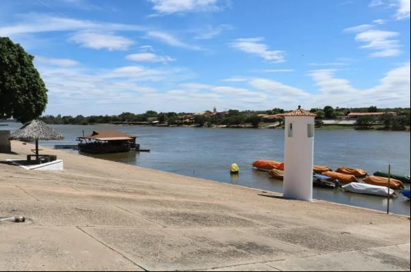 Cais Rio Parnaíba em Floriano.(Imagem:Andre Nascimento g1 PI )