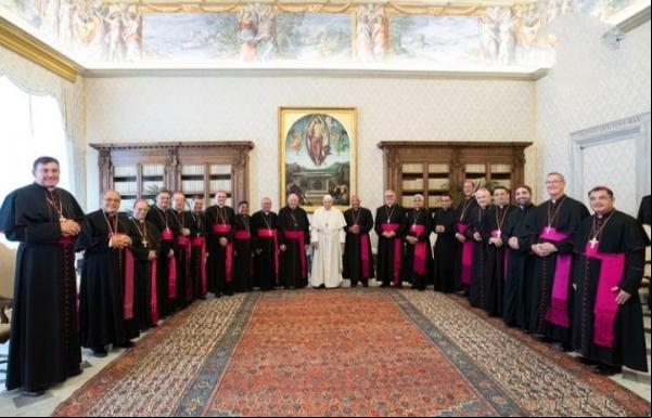 Bispo de Floriano participa de encontro com o Papa Francisco(Imagem:Reprodução)