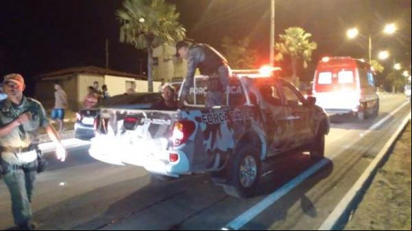 Em Floriano bandido tenta atirar em policial e é alvejado na perna.(Imagem:FlorianoNews)