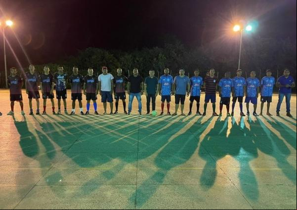 Cultura participa da abertura do 1° campeonato de futsal masculino do Tabuleiro do Mato.(Imagem:Secom)