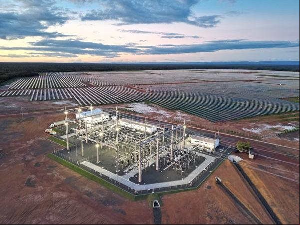 Complexo Solar Marangatu, no município de Brasileira.(Imagem:Reprodução)