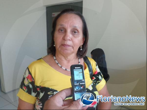 Léa Almeida, presidente do SINTE/Regional de Floriano.(Imagem:FlorianoNews)