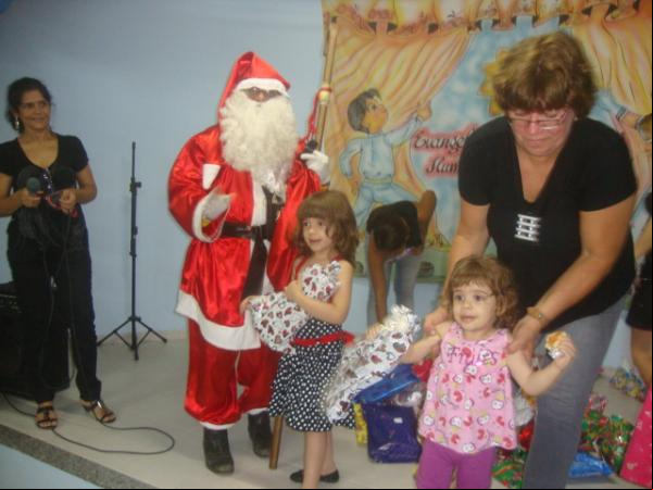 Natal das crianças atendidas pela entidade Allan Kardec(Imagem:redaçao)