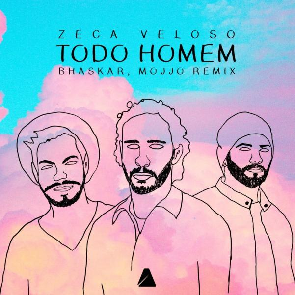 Zeca Veloso tem a canção Todo homem remixada em single dos DJs Bhaskar e Mojjo(Imagem:Divulgação)