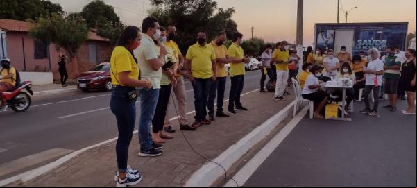 Floriano realiza abertura da campanha
