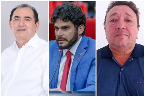 Antônio Reis, Marcus Vinícius e Bilu.(Imagem:Divulgação)